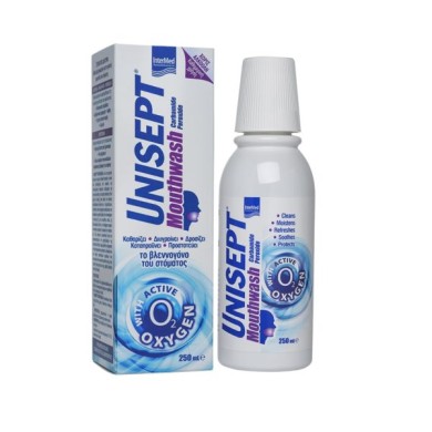 INTERMED UNISEPT MOUTHWASH ΑΝΤΙΜΙΚΡΟΒΙΑΚΗ ΠΡΟΣΤΑΣΙΑ 250ML Στοματικά διαλύματα