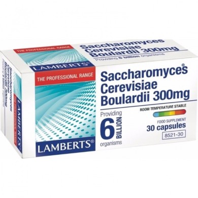 LAMBERTS SACCHAROMYCES CEREVISIAE BOULARDII 300MG 30 ΚΑΨΟΥΛΕΣ 