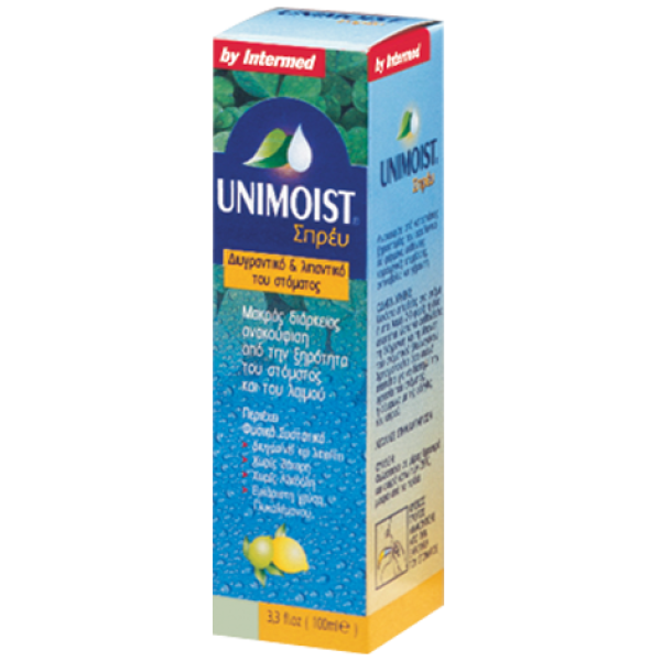 INTERMED UNIMOIST SPRAY 100ML Στοματικές Παθήσεις INTERMED UNIMOIST SPRAY 100ML Στοματικές Παθήσεις
