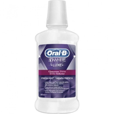 ORAL B 3D WHITE LUXE GLAMOROUS SHINE ΣΤΟΜΑΤΙΚΟ ΔΙΑΛΥΜΑ 500ML Στοματικά διαλύματα