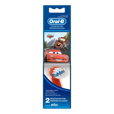 ORAL B STAGES KIDS ΑΝΤΑΛΛΑΚΤΙΚΑ POWER CARS 2 ΤΜΧ Στοματική υγιεινή