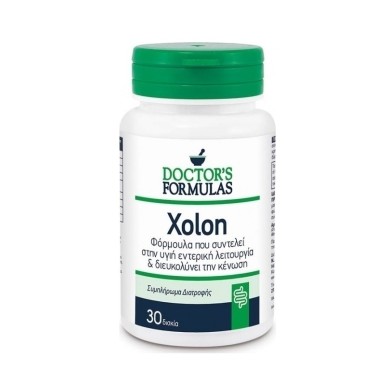 DOCTOR'S FORMULAS XOLON 750MG 30 ΚΑΨΟΥΛΕΣ Έντερο/Διάρροια/Δυσκοιλιότητα/Σύνδρομο Ευερέθιστου Εντέρου