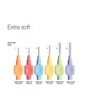 TEPE ΜΕΣΟΔΟΝΤΙΟ ΒΟΥΡΤΣΑΚΙ EXTRA SOFT ΜΩΒ 1.1 8ΤΜΧ Μεσοδόντια βουρτσάκια