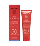 APIVITA BEE SUN SAFE ΚΡΕΜΑ ΠΡΟΣΩΠΟΥ ΚΑΤΑ ΤΩΝ ΠΑΝΑΔΩΝ & ΤΩΝ ΡΥΤΙΔΩΝ θαλάσσια φύκη & πρόπολη SPF50 50ML Αντηλιακά Προσώπου