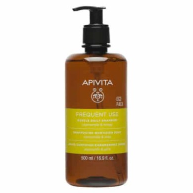 APIVITA ECO PACK FREQUENT USE GENTLE DAILY SHAMPOO CAMOMILE & HONEY 500ML  Σαμπουάν