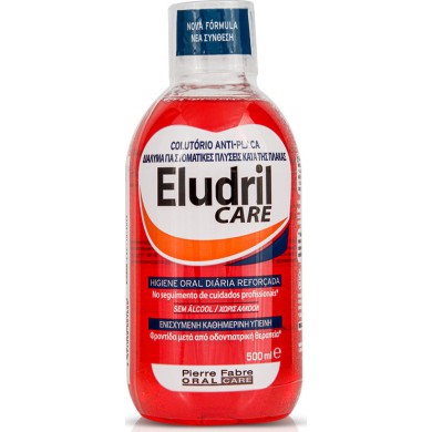 ELGYDIUM ELUDRIL CARE, ΣΤΟΜΑΤΙΚΟ ΔΙΑΛΥΜΑ ΧΛΩΡΕΞΙΔΙΝΗΣ 500 ML (New Formula) Στοματικά διαλύματα