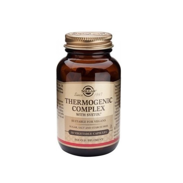 SOLGAR THERMOGENIC COMPLEX 60CAPS Αδυνάτισμα SOLGAR THERMOGENIC COMPLEX 60CAPS Αδυνάτισμα