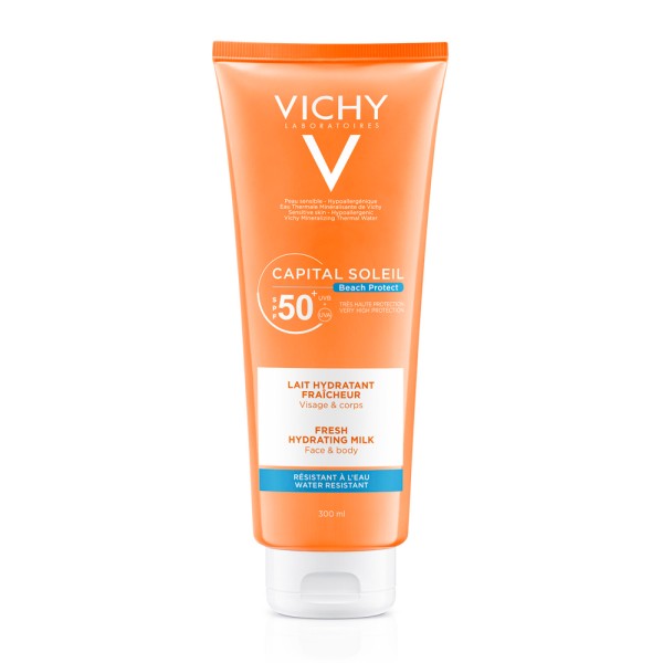 VICHY CAPITAL SOLEIL FRESH HYDRATING MILK SPF50+ 300ML Αντιηλιακά Σώματος VICHY CAPITAL SOLEIL FRESH HYDRATING MILK SPF50+ 300ML Αντιηλιακά Σώματος
