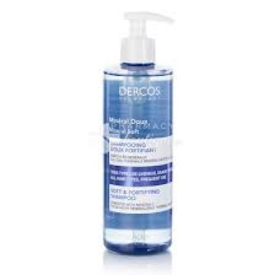 VICHY DERCOS MINERAL DOUX ΑΠΑΛΟ ΣΑΜΠΟΥΑΝ 400ML Σαμπουάν