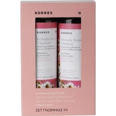 KORRES INTIMATE L.ACID ΜΕ ΧΑΜΟΜΗΛΙ 250ML 1+1 ΔΩΡΟ Ευαίσθητη Περιοχή