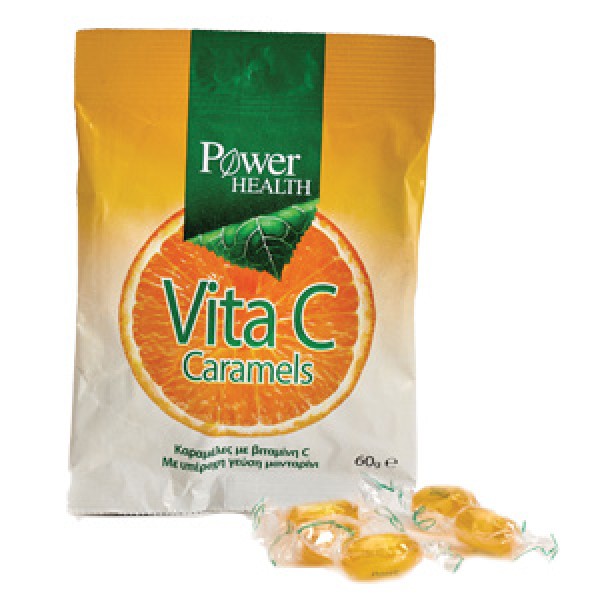 POWER HEALTH VITA C CARAMELS 60GR Βήχας POWER HEALTH VITA C CARAMELS 60GR Βήχας