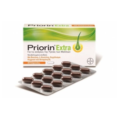 PRIORIN EXTRA NEW 30CAPS Τριχόπτωση