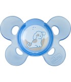 CHICCO ΠΙΠΙΛΑ PHYSIO COMFORT ΣΙΛΙΚΟΝΗ ΜΕ ΘΗΚΗ ΜΠΛΕ 0+ (72811-21) Πιπίλες