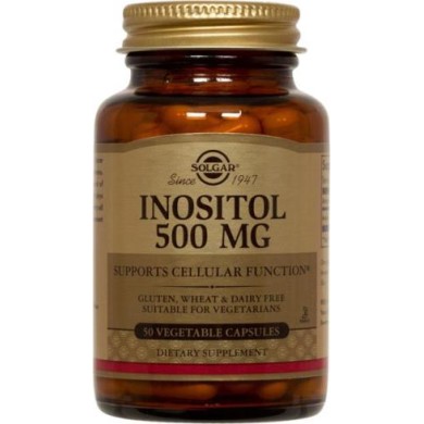 SOLGAR INOSITOL 500MG VEG.CAPS 50S Αποκλειστικά  βιταμίνες