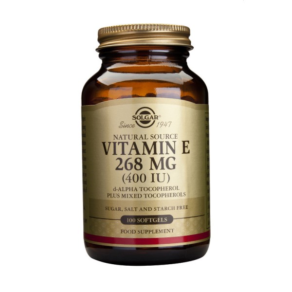 SOLGAR VITAMIN E 400 IU SOFTGELS 100CAP Vit E