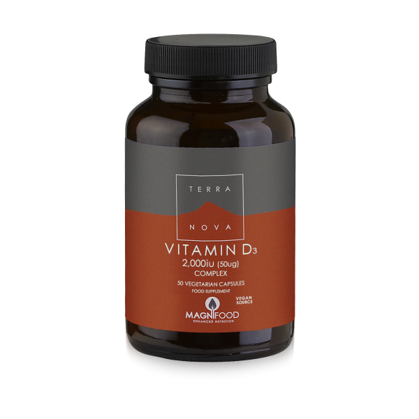 TERRANOVA VITAMIN D3 2000IU COMPLEX 50CAPS Ενίσχυση άμυνας TERRANOVA VITAMIN D3 2000IU COMPLEX 50CAPS Ενίσχυση άμυνας