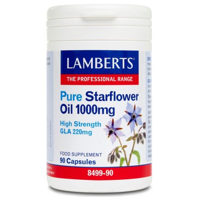 LAMBERTS PURE STARFLOWER OIL 1000MG (HIGH GLA 220MG) 90CAPS (Ω6) Eλαιόλαδο - Ιχθυέλαια
