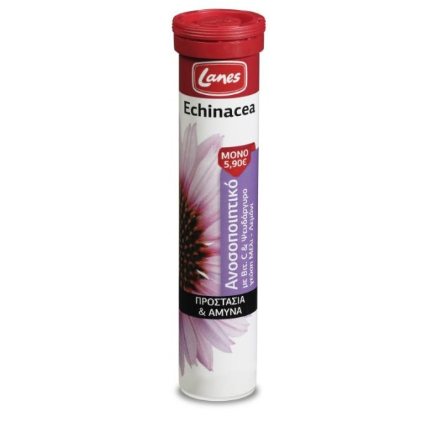 LANES ECHINACEA ΜΕ ΒΙΤΑΜΙΝΗ C, 20 ΑΝΑΒΡ. ΤΑΜΠΛΕΤΕΣ, ΓΕΥΣΗ ΜΕΛΙ-ΛΕΜΟΝΙ Ανοσοποιητικό