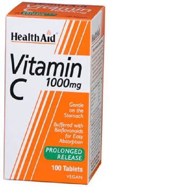 HEALTH AID VITAMIN C 1000MG PROLONGED RELEASE TABLETS 30'S Vit C HEALTH AID VITAMIN C 1000MG PROLONGED RELEASE TABLETS 30'S Vit C