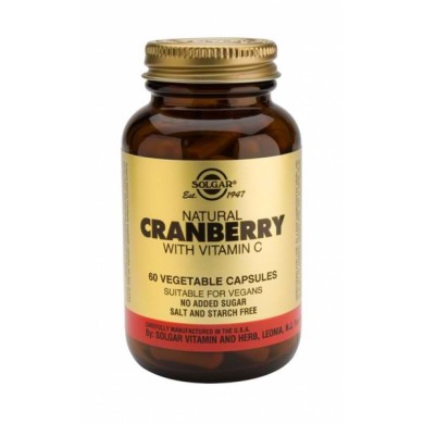 SOLGAR CRANBERRY WITH VITAMIN C VEG.CAPS 60S ΣΥΜΠΛΗΡΩΜΑΤΑ ΔΙΑΤΡΟΦΗΣ
