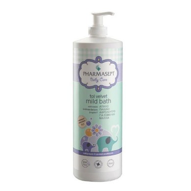 PHARMASEPT TOL VELVET BABY MILD BATH 1LT Σαμπουάν - Αφρόλουτρα