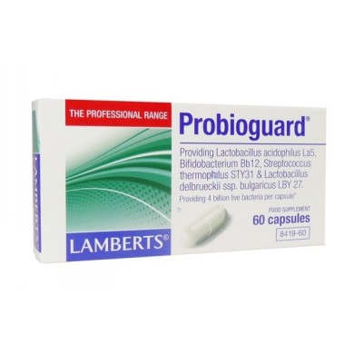 LAMBERTS PROBIOGUARD 60CAPS Προβιοτικά, Υπακτικά