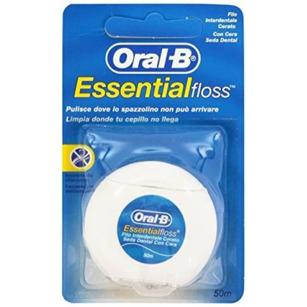 ORAL B ESSENTIAL FLOSS ΟΔΟΝΤΙΚΟ ΝΗΜΑ ΜΕ ΚΕΡΙ 50m Στοματική υγιεινή ORAL B ESSENTIAL FLOSS ΟΔΟΝΤΙΚΟ ΝΗΜΑ ΜΕ ΚΕΡΙ 50m Στοματική υγιεινή