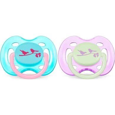 AVENT ΜΟΝΤΕΡΝΕΣ ΟΡΘΟΔΟΝΤΙΚΕΣ ΠΙΠΙΛΕΣ ΣΙΛΙΚΟΝΗΣ PACIFIERS ΓΙΑ ΚΟΡΙΤΣΙ , 0-6 ΜΗΝΩΝ SCF172/18 2ΤΜΧ Πιπίλες