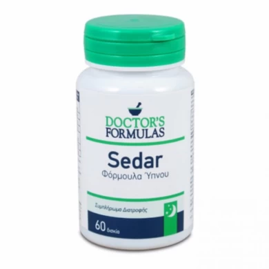 DOCTOR'S FORMULAS SEDAR ΦΟΡΜΟΥΛΑ ΎΠΝΟΥ 60 ΔΙΣΚΙΑ Ηρεμία/Στρές/Κατάθλιψη