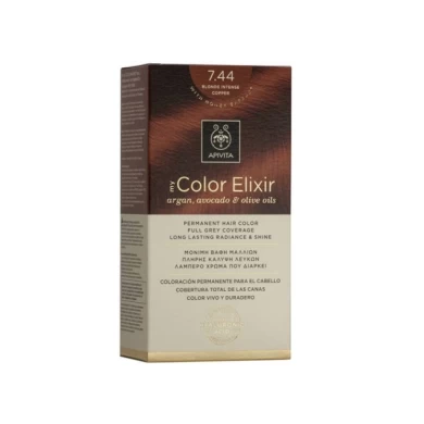 APIVITA MY COLOR ELIXIR 7.44 ΞΑΝΘΟ ΕΝΤΟΝΟ ΧΑΛΚΙΝΟ Βαφές