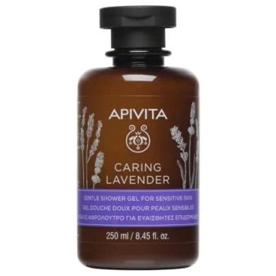 APIVITA CARING LAVENDER ΑΠΑΛΟ ΑΦΡΟΛΟΥΤΡΟ ΓΙΑ ΕΥΑΙΣΘΗΤΕΣ ΕΠΙΔΕΡΜΙΔΕΣ - ΥΠΟΑΛΛΕΡΓΙΚΟ 250ML Αφρόλουτρα