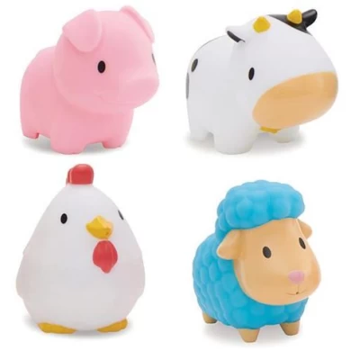 MUNCHKIN ΣΕΤ ΜΕ 4 ΜΠΟΥΓΕΛΟΦΑΤΣΕΣ ΖΩΑ ΤΗΣ ΦΑΡΜΑΣ ΠΑΙΧΝΙΔΙ ΜΠΑΝΙΟΥ 9Μ+ (12000) Αξεσουάρ για Μωρά