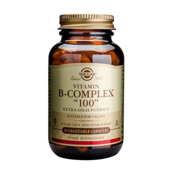 SOLGAR B-100 COMPLEX VEG.CAPS 100S Αποκλειστικά  βιταμίνες