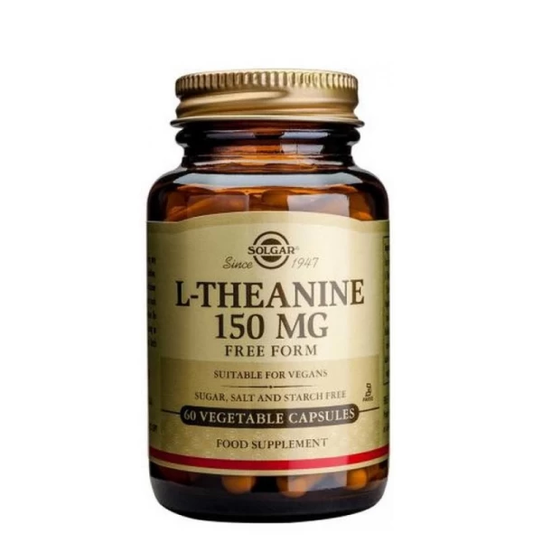 SOLGAR L-THEANINE 150MG 60CAP Τόνωση - Ενέργεια