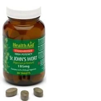 HEALTH AID ST. JOHN'S WORT 500MG HYPERICIN / 3.5MG POWDER TABLETS 30'S Ηρεμία/Στρές/Κατάθλιψη